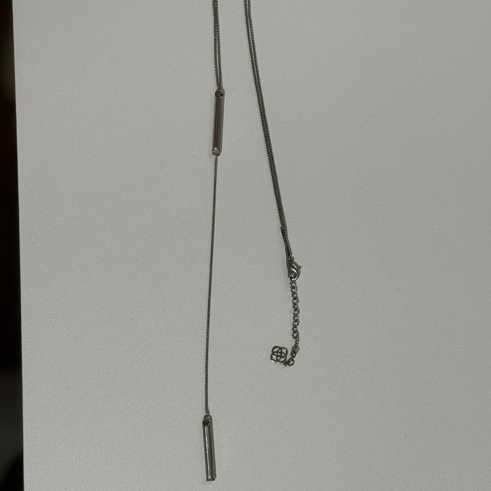 Kendra Scott Silver Shelton Necklace